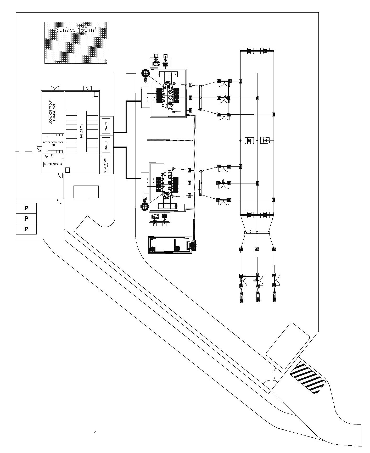 Plan d'implantation HTB