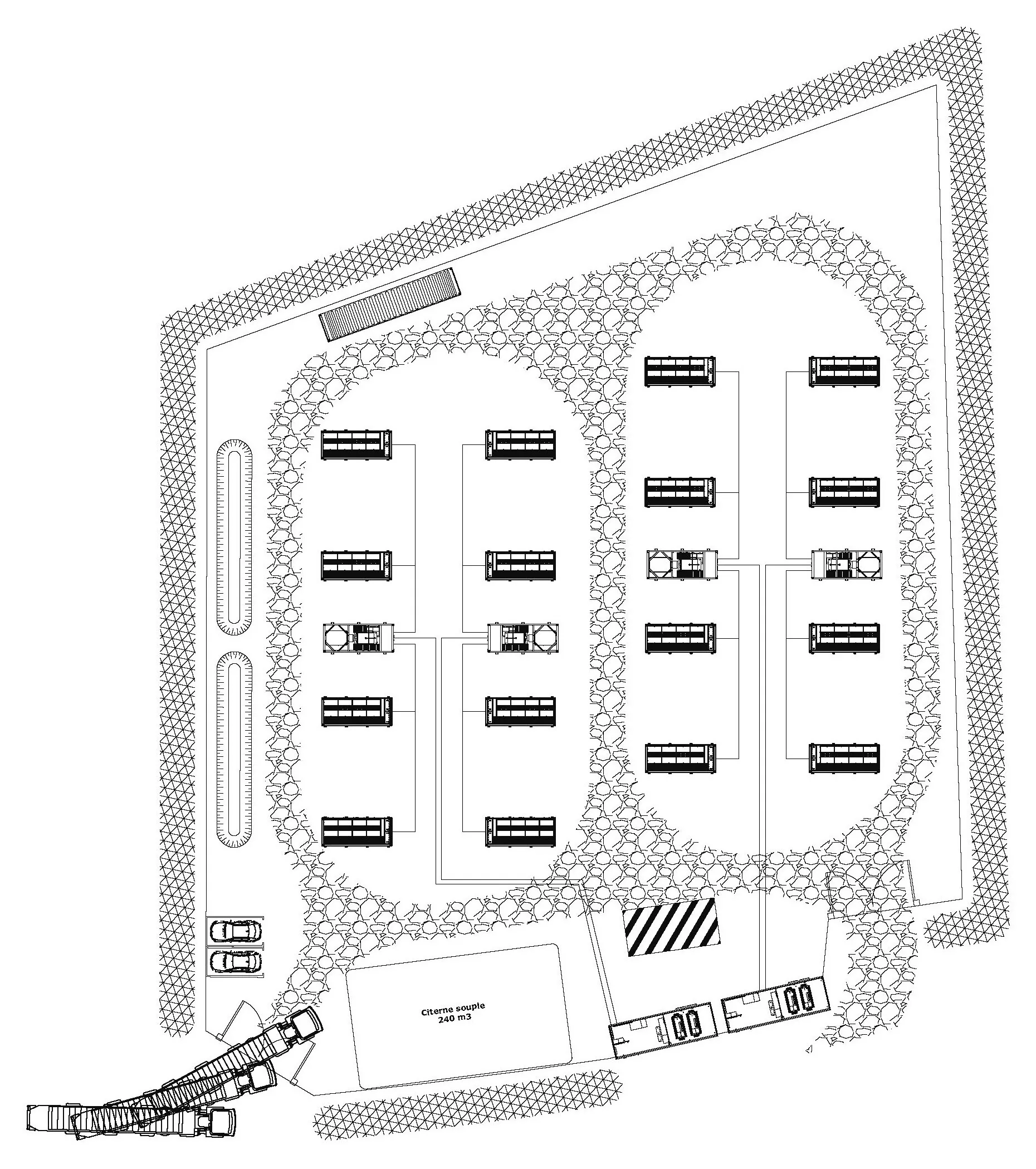 Plan d'implantation BESS
